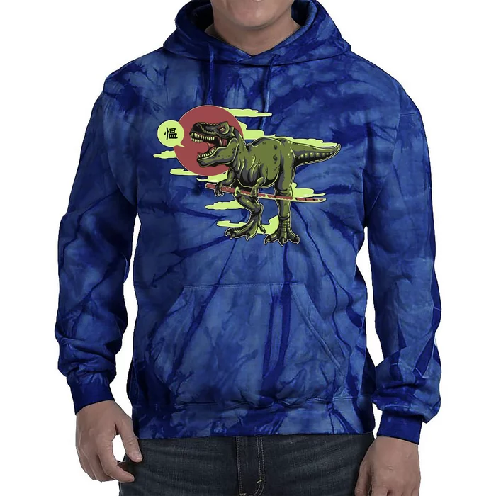 Ninja T-Rex Tie Dye Hoodie