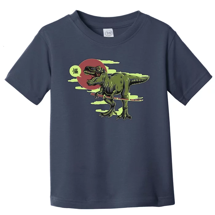 Ninja T-Rex Toddler T-Shirt