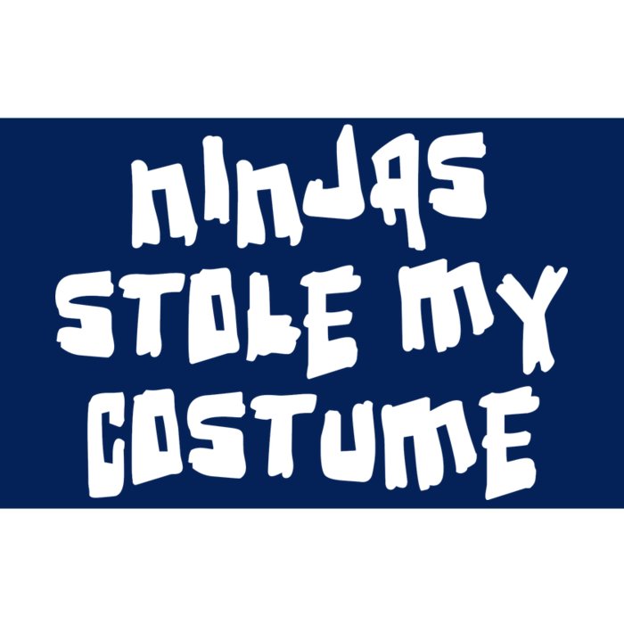 Ninjas Stole My Costume Halloween Bumper Sticker