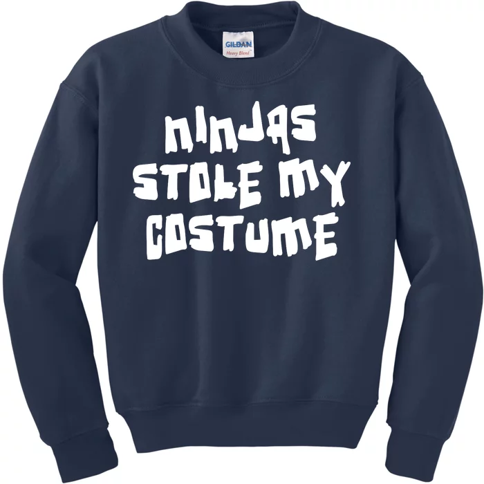 Ninjas Stole My Costume Halloween Kids Sweatshirt