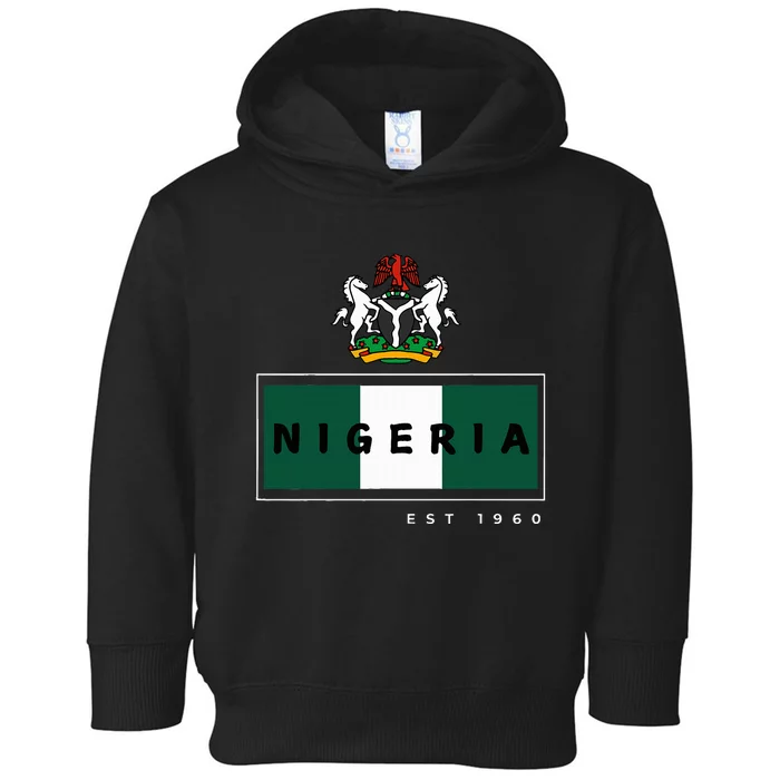 Nigeria Independence Proudly Nigeria Toddler Hoodie