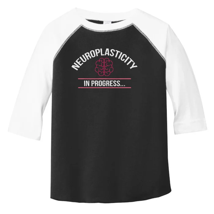 Neuroplasticity In Progress Stroke Survivor Rehab Recovery Toddler Fine Jersey T-Shirt