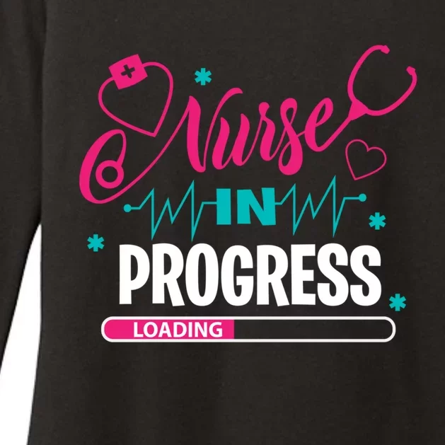 Nurse In Progress Nursing School Student Future Nurse Life Gift Womens CVC Long Sleeve Shirt