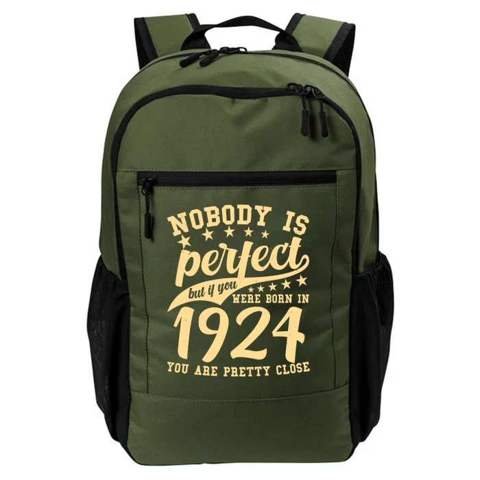 Nobody Is Perfect Born In 1924 100th Birthday Daily Commute Backpack