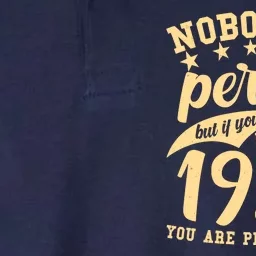 Nobody Is Perfect Born In 1934 90th Birthday Softstyle Adult Sport Polo