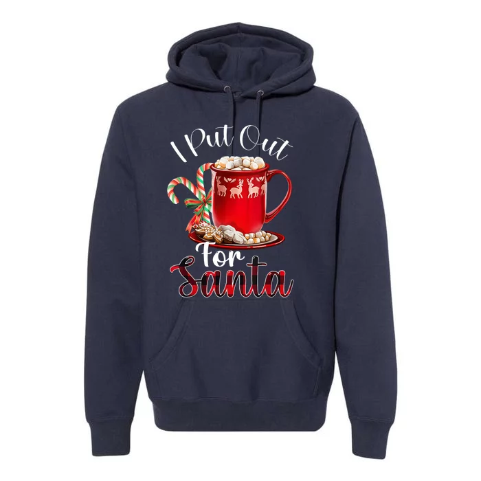 Naughty I Put Out For Santa Christmas Xmas Premium Hoodie