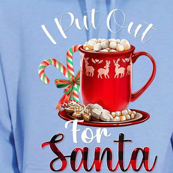 Naughty I Put Out For Santa Christmas Xmas Unisex Surf Hoodie