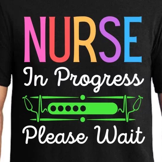 Nurse In Progress Please Wait Funny Future Nurse Gift Pajama Set