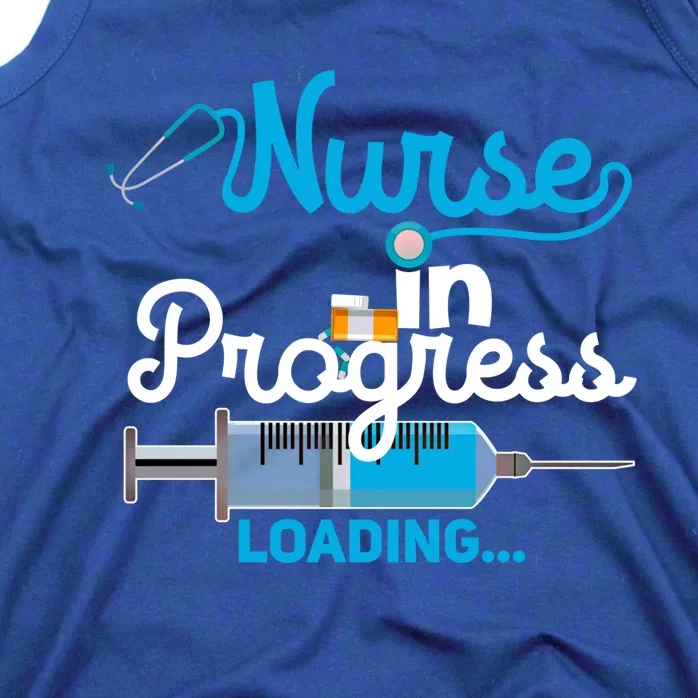 Nurse In Progress Loading Funny Nursing Education Gift Tank Top