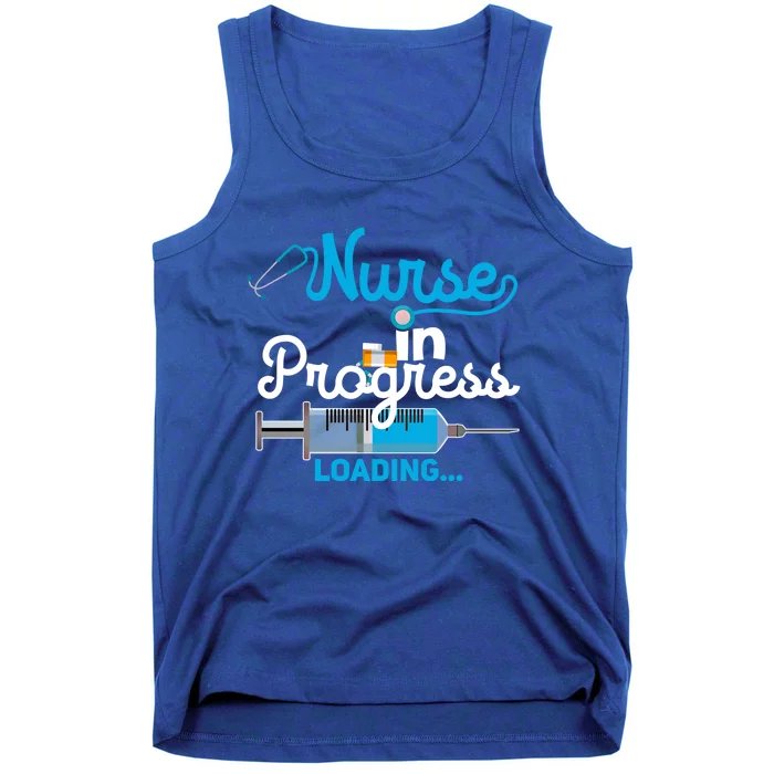 Nurse In Progress Loading Funny Nursing Education Gift Tank Top