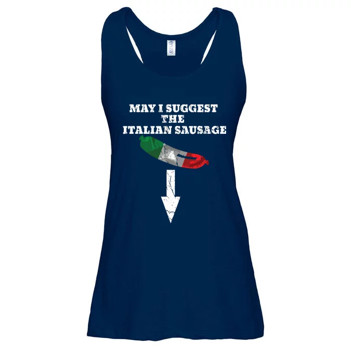 Naughty Italian Sausage Shirts Funny Italian Sausage Ladies Essential Flowy Tank