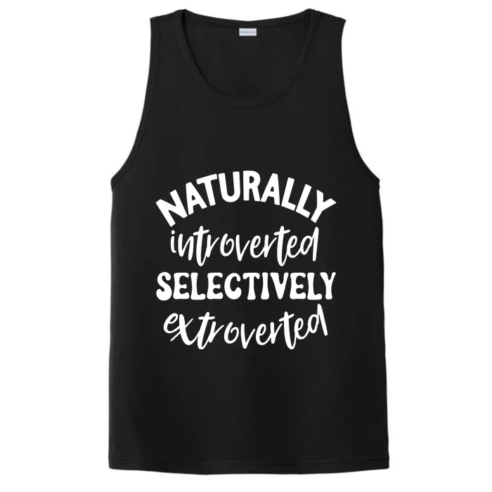 Naturally Introverted Selectively Extroverted Performance Tank