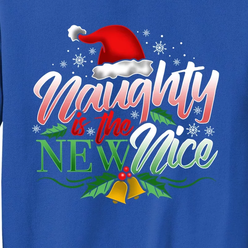 Naughty Is The New Nice Funny Christmas Santa Gift Sweatshirt