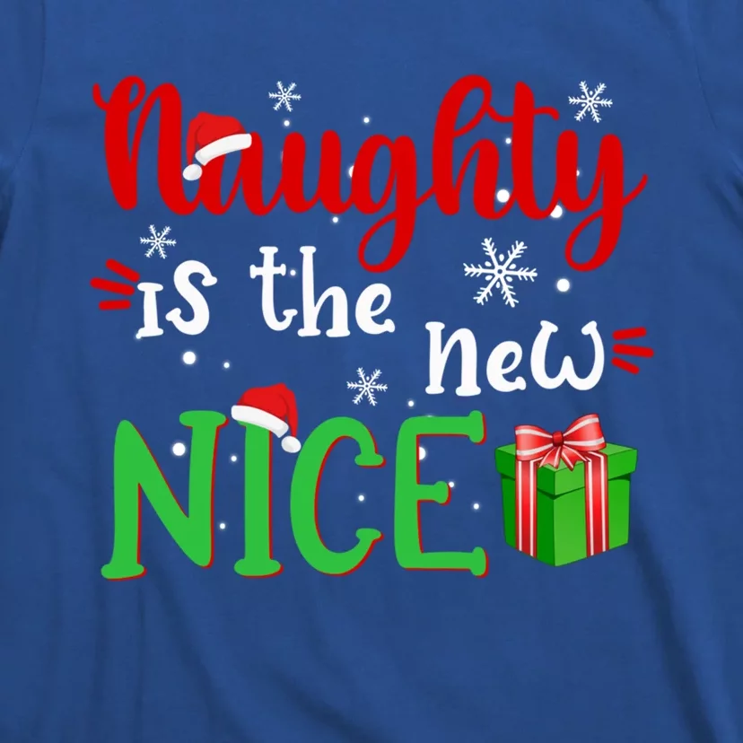 Naughty Is The New Nice Funny Santa Joke Christmas Humor Cute Gift T-Shirt