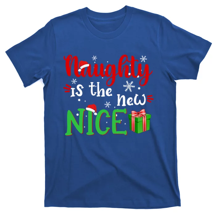 Naughty Is The New Nice Funny Santa Joke Christmas Humor Cute Gift T-Shirt