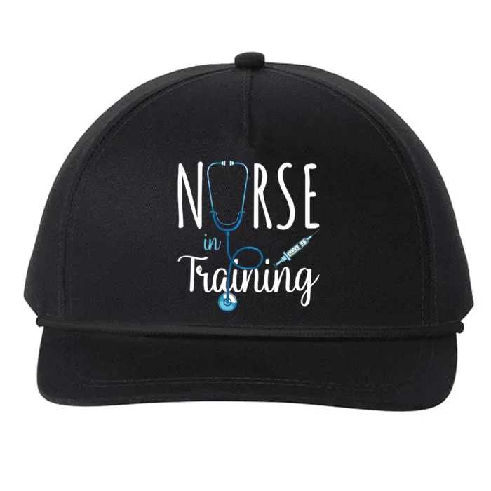 Nurse In Training Nursing School Stethoscope Future Nurse Gift Snapback Five-Panel Rope Hat