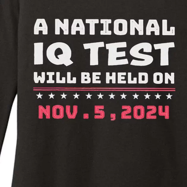 National Iq Test Alert November 5th 2024 Womens CVC Long Sleeve Shirt