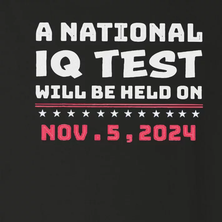 National Iq Test Alert November 5th 2024 Toddler Long Sleeve Shirt