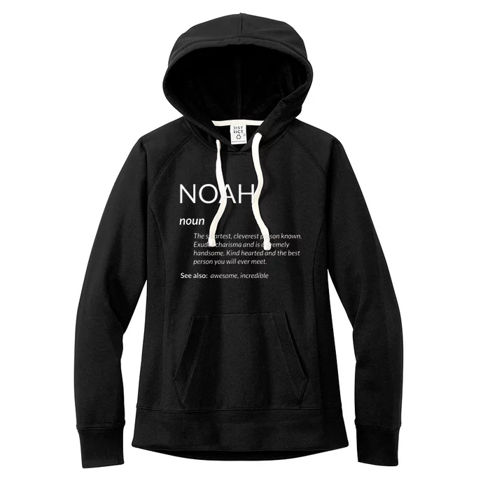 Noah Is The Best Funny Name Definition Noah Women's Fleece Hoodie