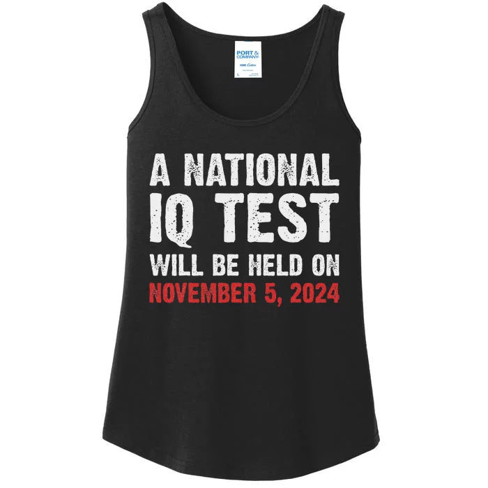 National Iq Test Announcement November 5 2024 Ladies Essential Tank