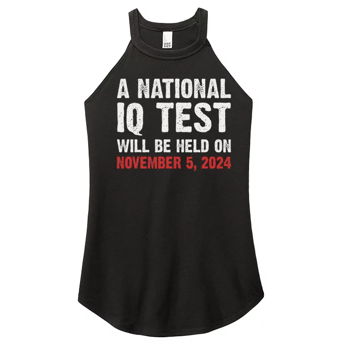 National Iq Test Announcement November 5 2024 Women’s Perfect Tri Rocker Tank