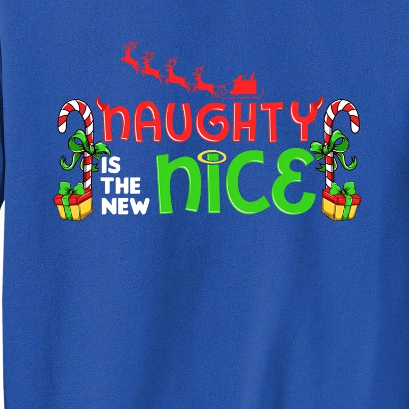 Naughty Is The New Nice Christmas Santa Naughty Or Nice Gift Sweatshirt