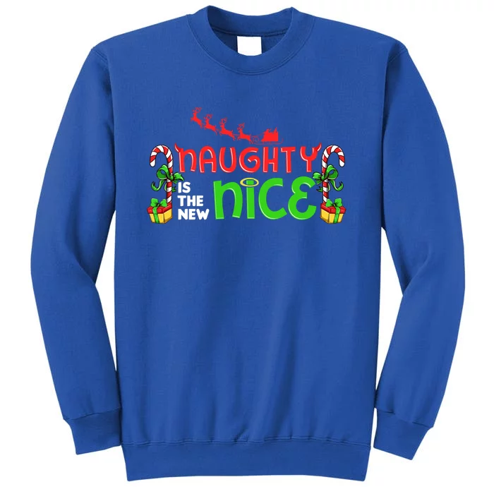 Naughty Is The New Nice Christmas Santa Naughty Or Nice Gift Sweatshirt