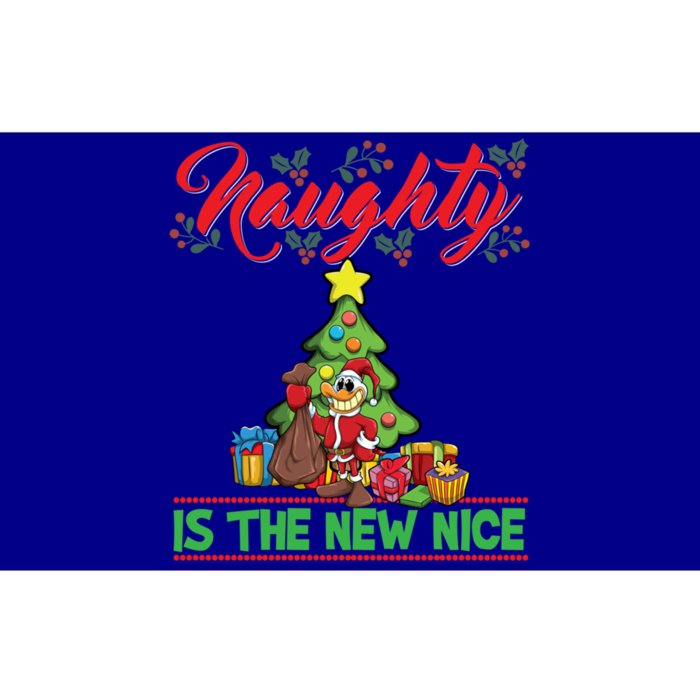 Naughty Is The New Nice Christmas Santa Xmas Gift Bumper Sticker