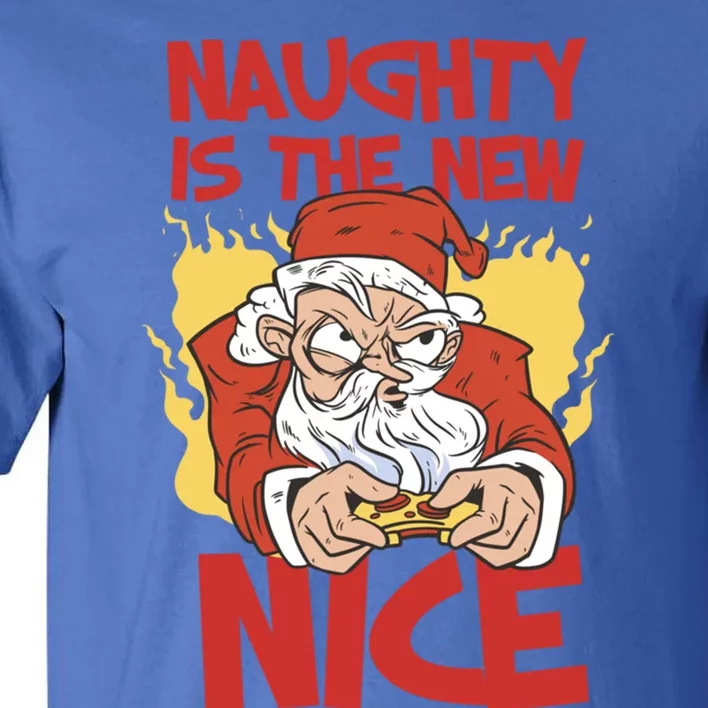 Naughty Is The New Nice Christmas Xmas Santaclause Santa Gift Tall T-Shirt