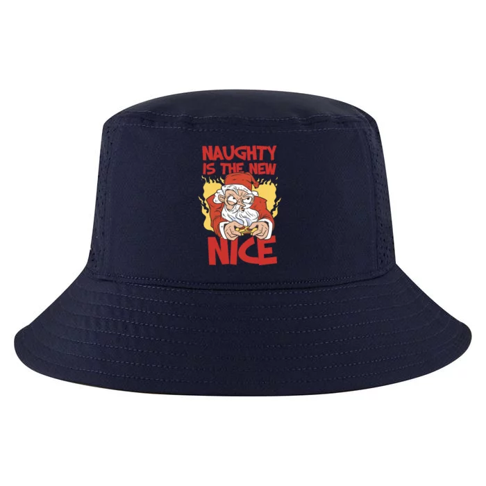 Naughty Is The New Nice Christmas Xmas Santaclause Santa Gift Cool Comfort Performance Bucket Hat