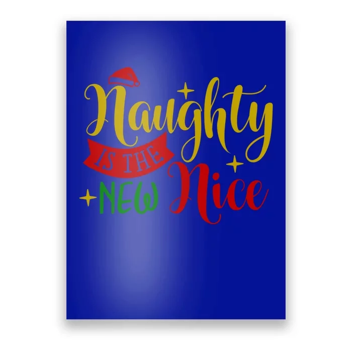 Naughty Is The New Nice Funny Christmas Novelty Holiday Item Funny Gift Poster