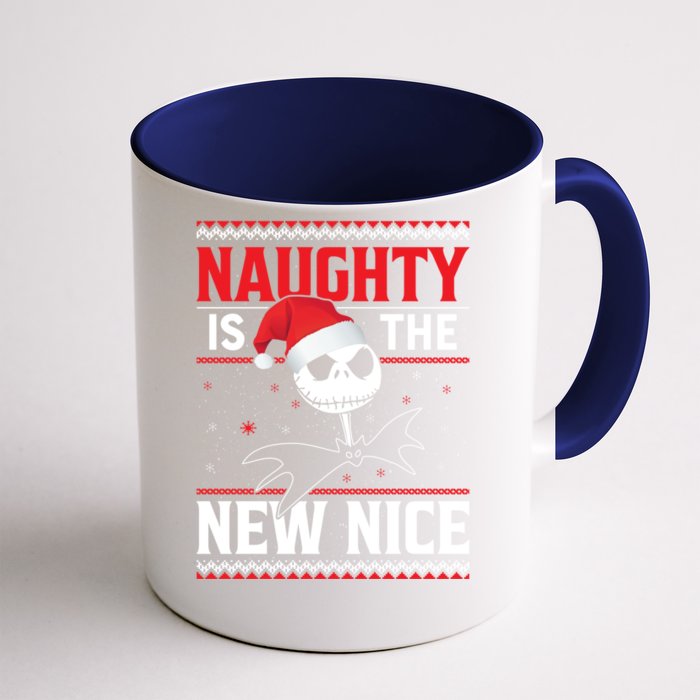 Naughty Is The New Nice Gift Front & Back Coffee Mug