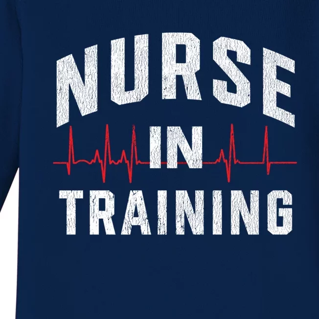 Nurse In Training Nursing School Student Future Nurse Gift Baby Long Sleeve Bodysuit