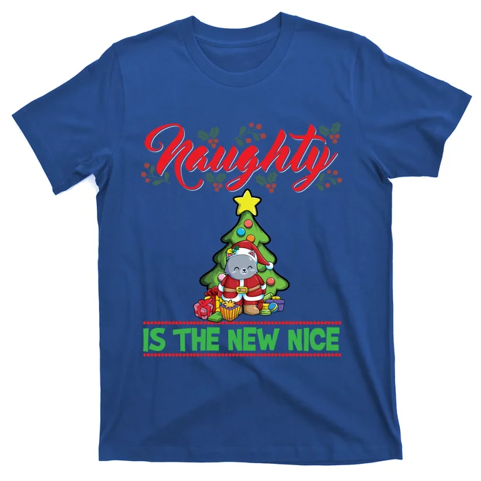 Naughty Is The New Nice Christmas Santa Xmas Gift T-Shirt