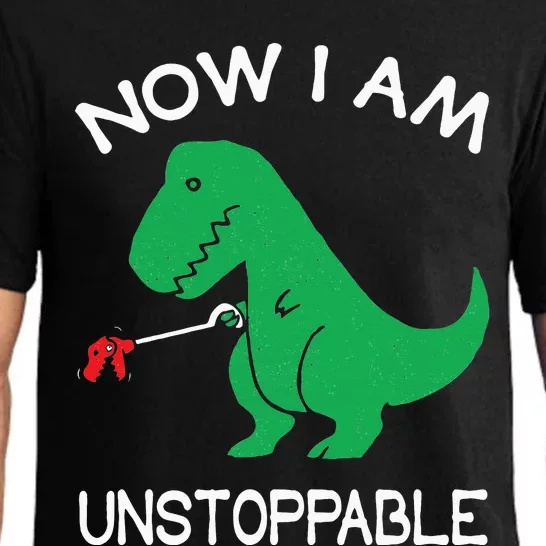 Now I'm Unstoppable Funny TRex Dinosaur Pajama Set