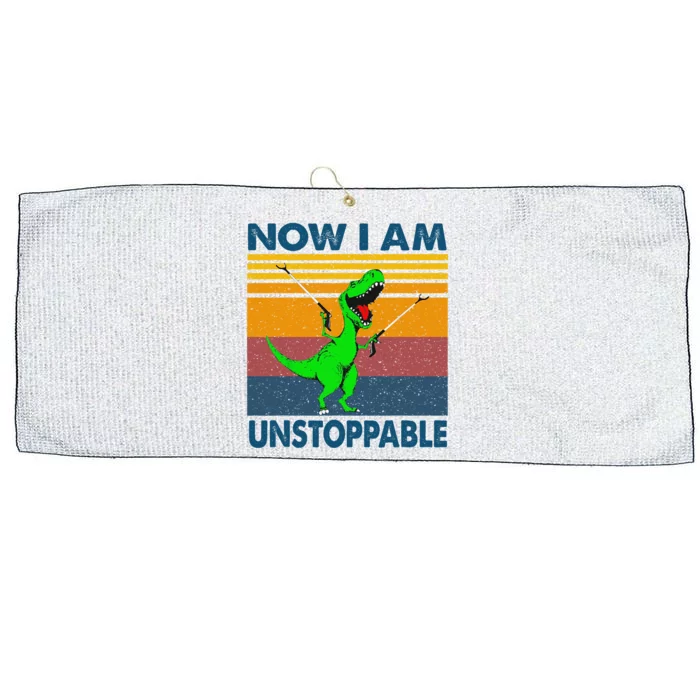 Now Im Unstoppable Large Microfiber Waffle Golf Towel