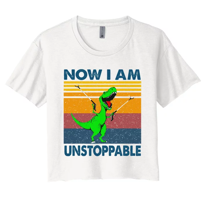 Now Im Unstoppable Women's Crop Top Tee