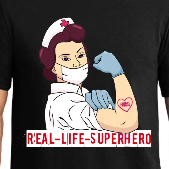 Nurse In Uniform Real Life Superhero Thank You Nurses Cute Gift Pajama Set