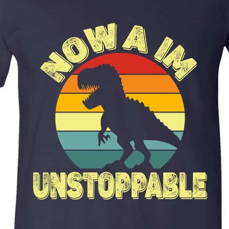 Now Iam Unstoppable V-Neck T-Shirt