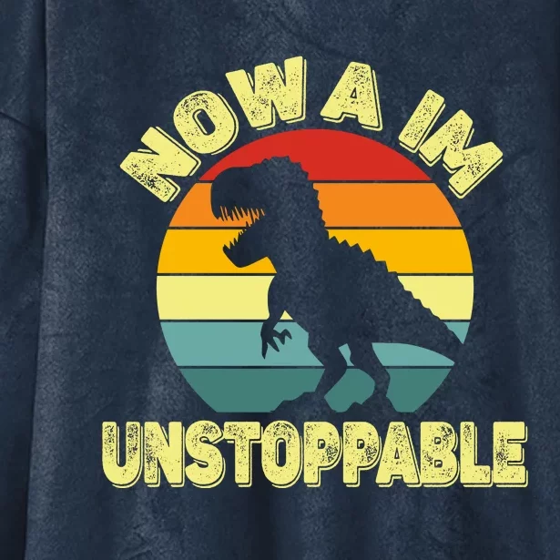 Now Iam Unstoppable Hooded Wearable Blanket