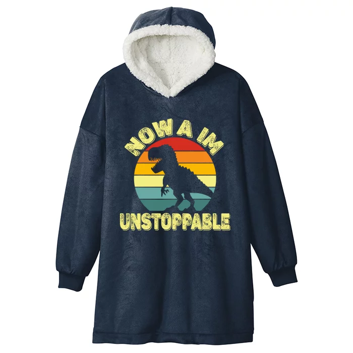 Now Iam Unstoppable Hooded Wearable Blanket