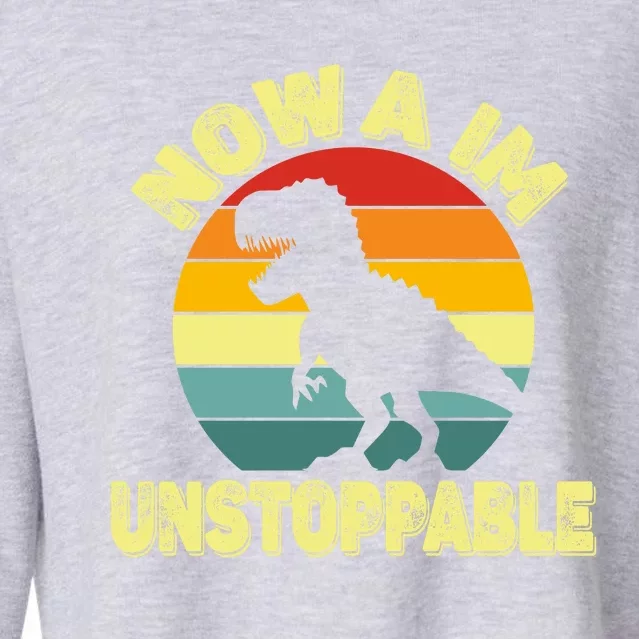 Now Iam Unstoppable Cropped Pullover Crew