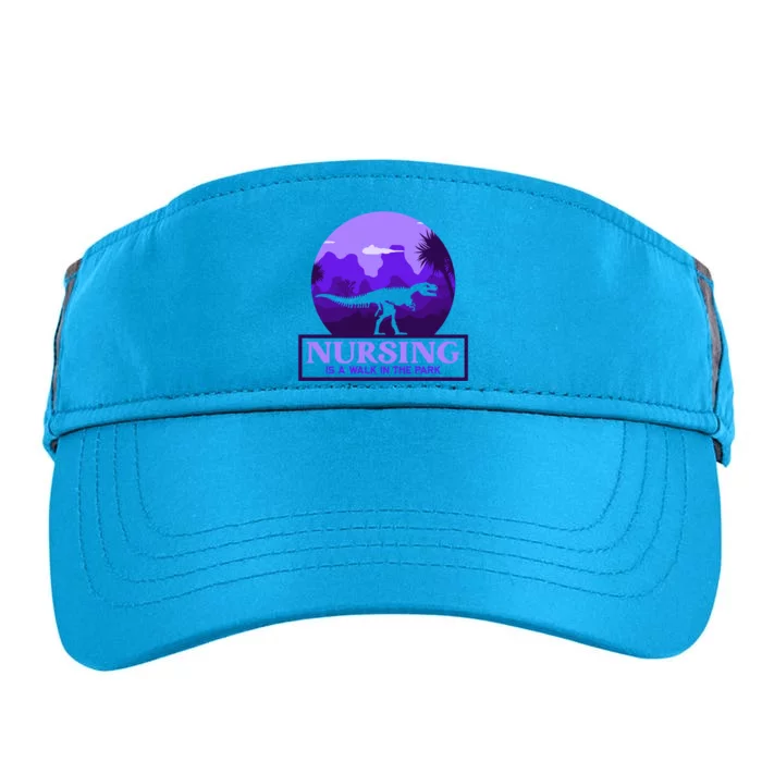 Nursing Is Walking Park Nurse School Nurse Day Gift Adult Drive Performance Visor