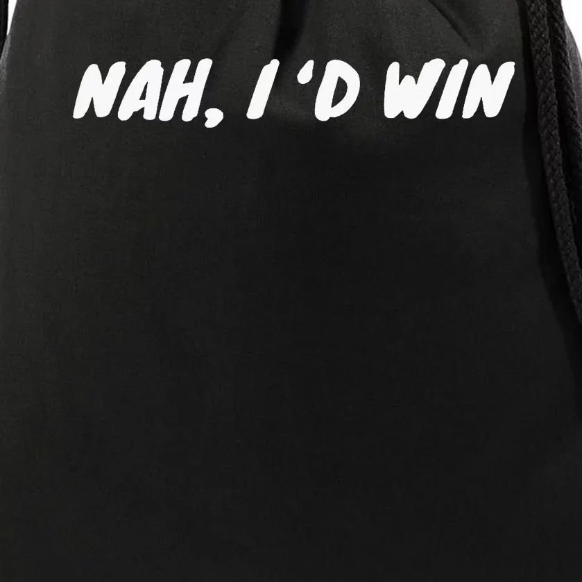 Nah ID Win Drawstring Bag