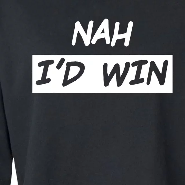 Nah ID Win Cropped Pullover Crew