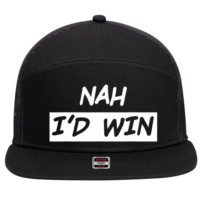 Nah ID Win 7 Panel Mesh Trucker Snapback Hat