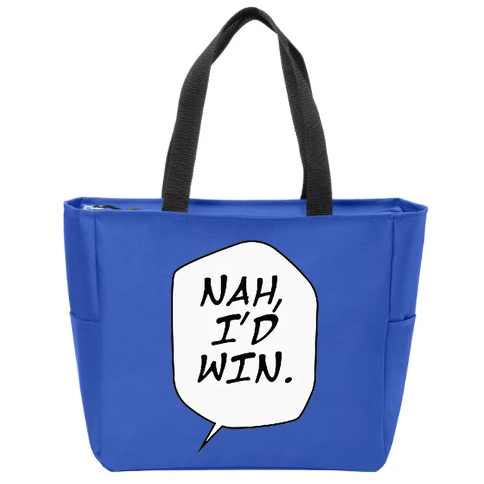 Nah ID Win Zip Tote Bag