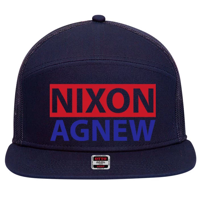 Nixon Agnew 7 Panel Mesh Trucker Snapback Hat