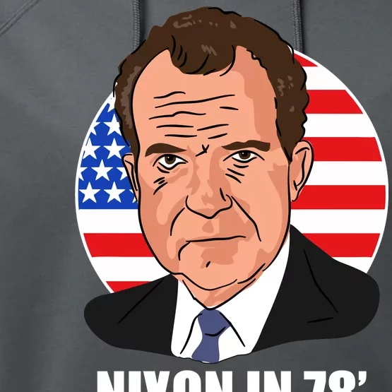 Nixon In 78' President USA Flag Performance Fleece Hoodie