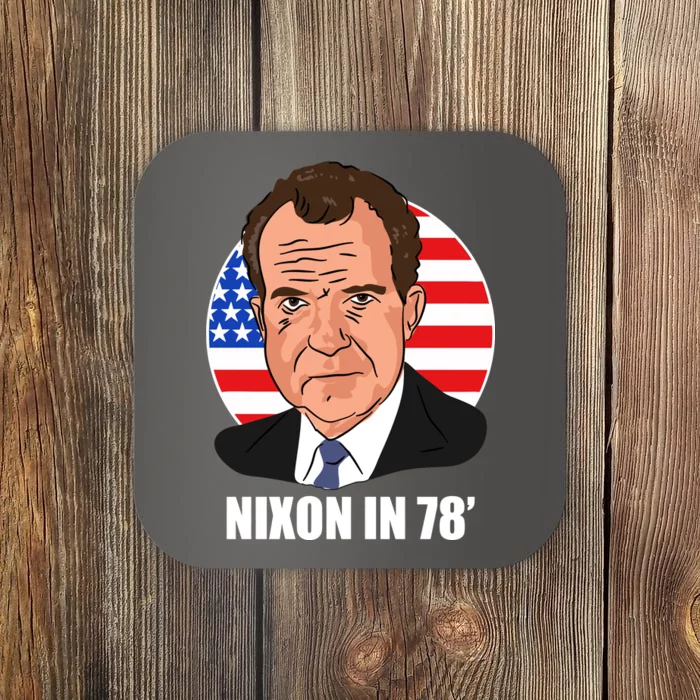 Nixon In 78' President USA Flag Coaster